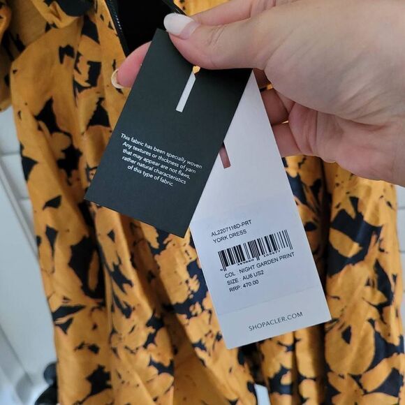 Acler York Dress in Night Garden Print US 2 - Picture 9 of 15